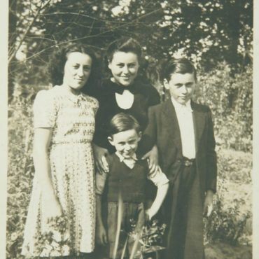 Famille Reinisch: A gauche, Rosa - Au centre, Suzanne - En bas, Maurice - A droite, Félix
